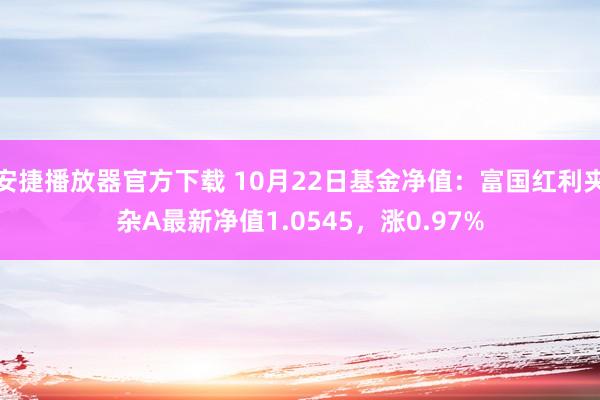 安捷播放器官方下载 10月22日基金净值：富国红利夹杂A最新净值1.0545，涨0.97%