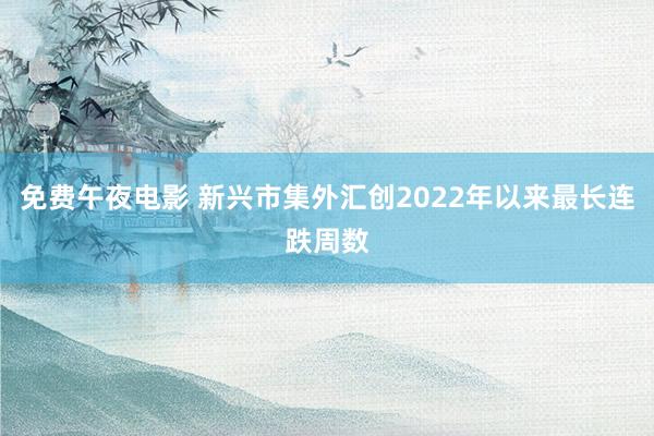 免费午夜电影 新兴市集外汇创2022年以来最长连跌周数