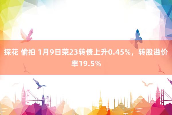 探花 偷拍 1月9日荣23转债上升0.45%，转股溢价率19.5%